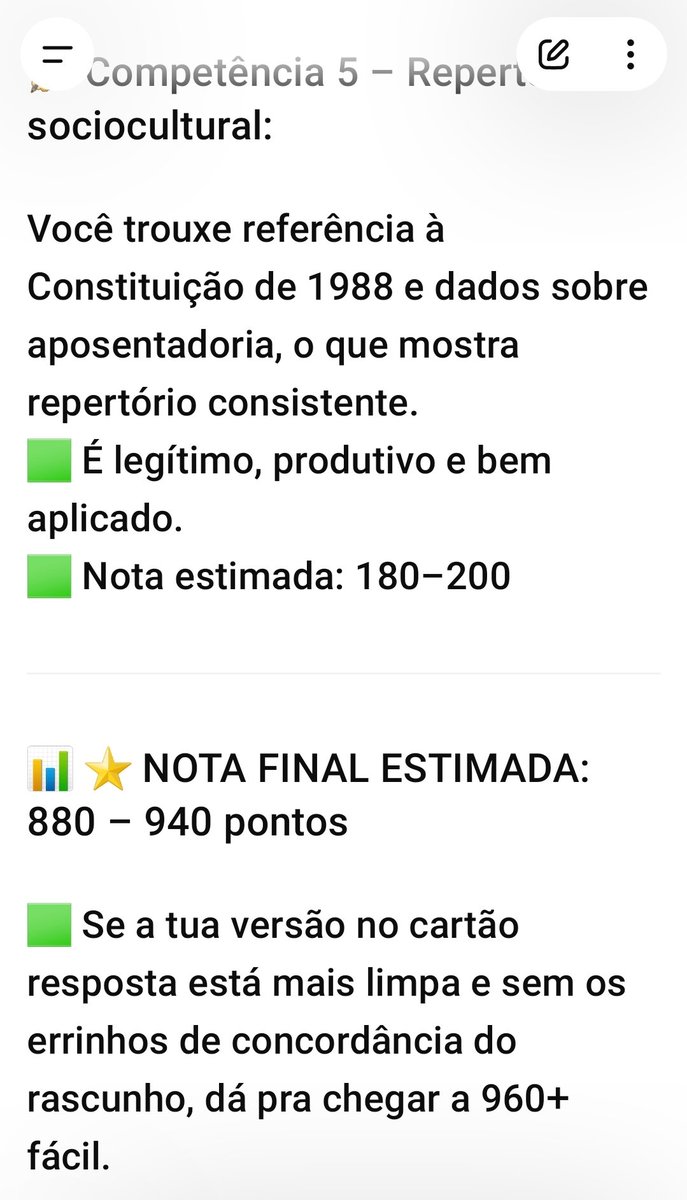 JPZITOOO's tweet photo. @hppierthnever Olha eu não sei se sua redação foi sua primeira vez, se sim Server de aprendizado como o meu.
Mandei o meu pro chat analisar como se ele fosse a banca.
Na redação real eu corrigi bastante deslize que eu cometir no texto.
No rascunho coloquei "instituto nacional da providencia" kk https://t.co/ZYmdXC8Hmf