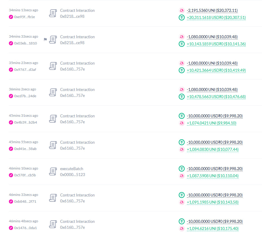 이번에 우리 다오 들어오신 레전드 개발자 
노펄습님이랑 <a href="/Kal_hintz/">kalhintz</a> 노가리까다가

오전 급등에 이더체인-유니체인
uni 10퍼갭 보고 들어갓는데 공브 7일걸리는거보고
엉엉 울면서 공중제비돌다가 역프와서 탈출

맛있따