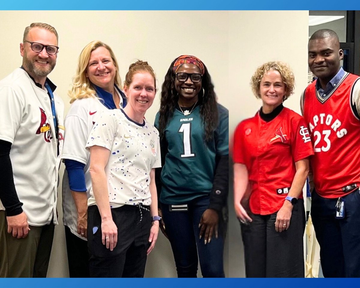 It’s Spirit Week, and we’re starting the week off strong with Jersey Day! ⚽🏀🏈⚾ Our students, faculty, and staff brought their A-game for Jersey Day, repping their favorite teams and showing that Billiken pride!

#SLUPT #SpiritWeek #JerseyDay