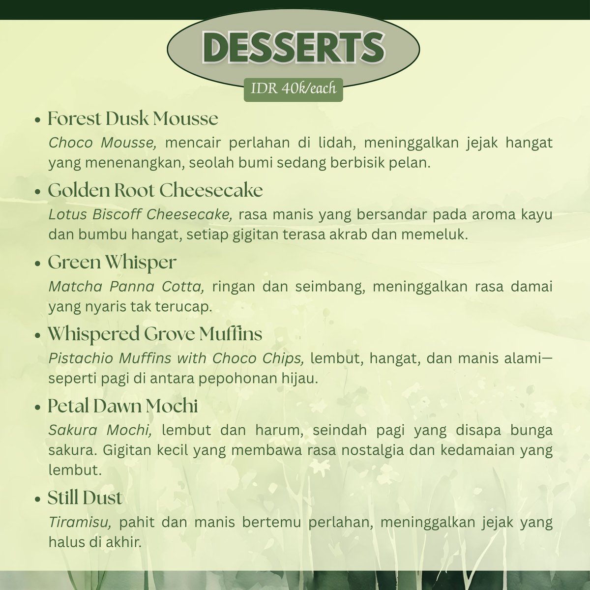 keruangrasa's tweet image. ㅤ
˖᯽ ꒰  𝐏𝐀𝐒𝐏𝐎𝐑 𝐑𝐀𝐒𝐀 𝐈𝐈𝐈  ꒱   ݁˖

Diciptakan  untuk  menghadirkan
tenang     di   ㅤ setiap ㅤ  tegukan.
Seperti   napas   pelan  di   tengah
hari ㅤㅤㅤㅤ  yangㅤㅤㅤㅤ   ramai.

𝐵𝑦 𝐶𝑙𝑎𝑢𝑑𝑖𝑎 𝑍𝑎𝑟𝑎 𝑥 𝑅𝑢𝑎𝑛𝑔 𝑅𝑎𝑠𝑎 
#PasporRasaIII 
ㅤ