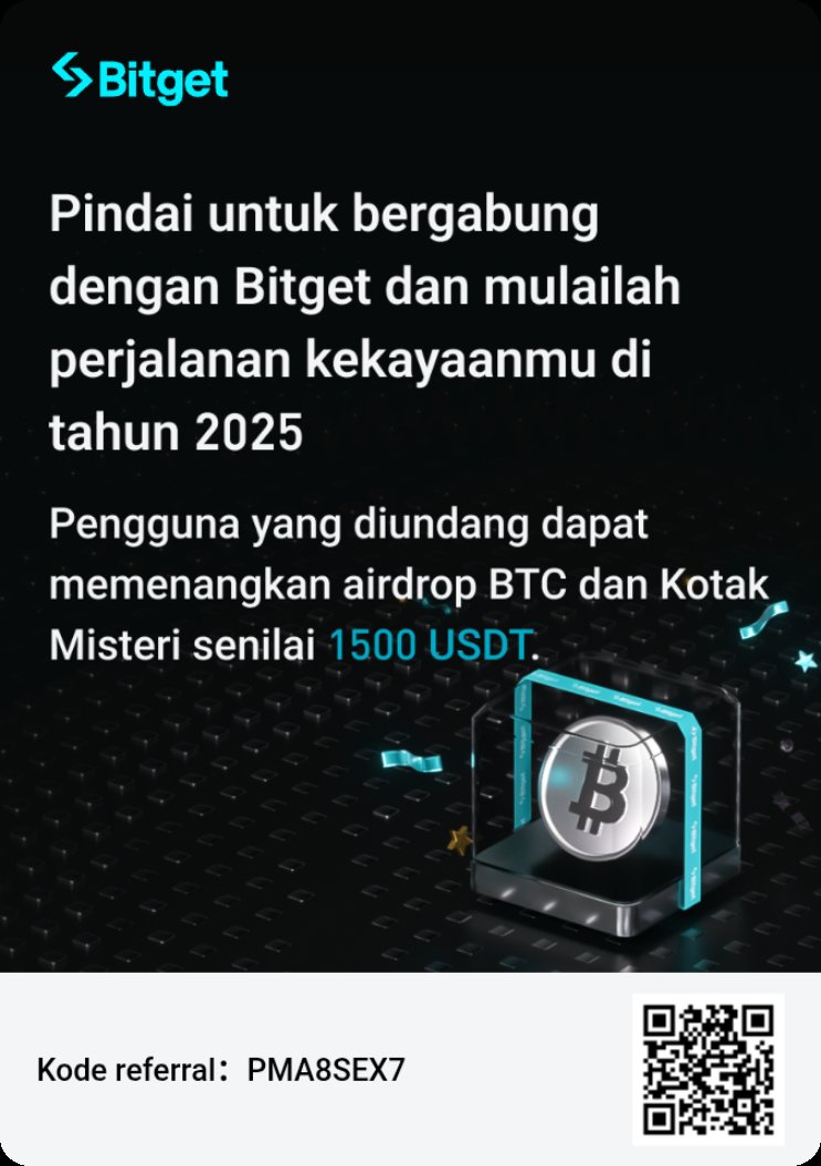 alhaqspeed's tweet photo. Ayolah gas Mari selesaikan tugas referral sehingga masing-masih bisa mendapatkan airdrop BTC senilai $30 dan Kotak Misteri senilai hingga 1500 USDT!
https://t.co/cmZ7Kzy2BC https://t.co/xFPimheM51