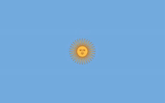 La bandera        //    La bandera Argentina
Argentina.                     si ganaba massa.