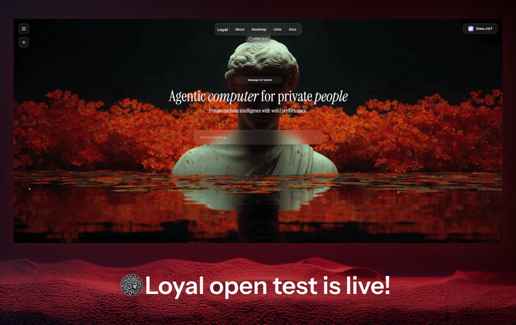 loyal_hq's tweet image. Our open test is live!

More details in the thread.