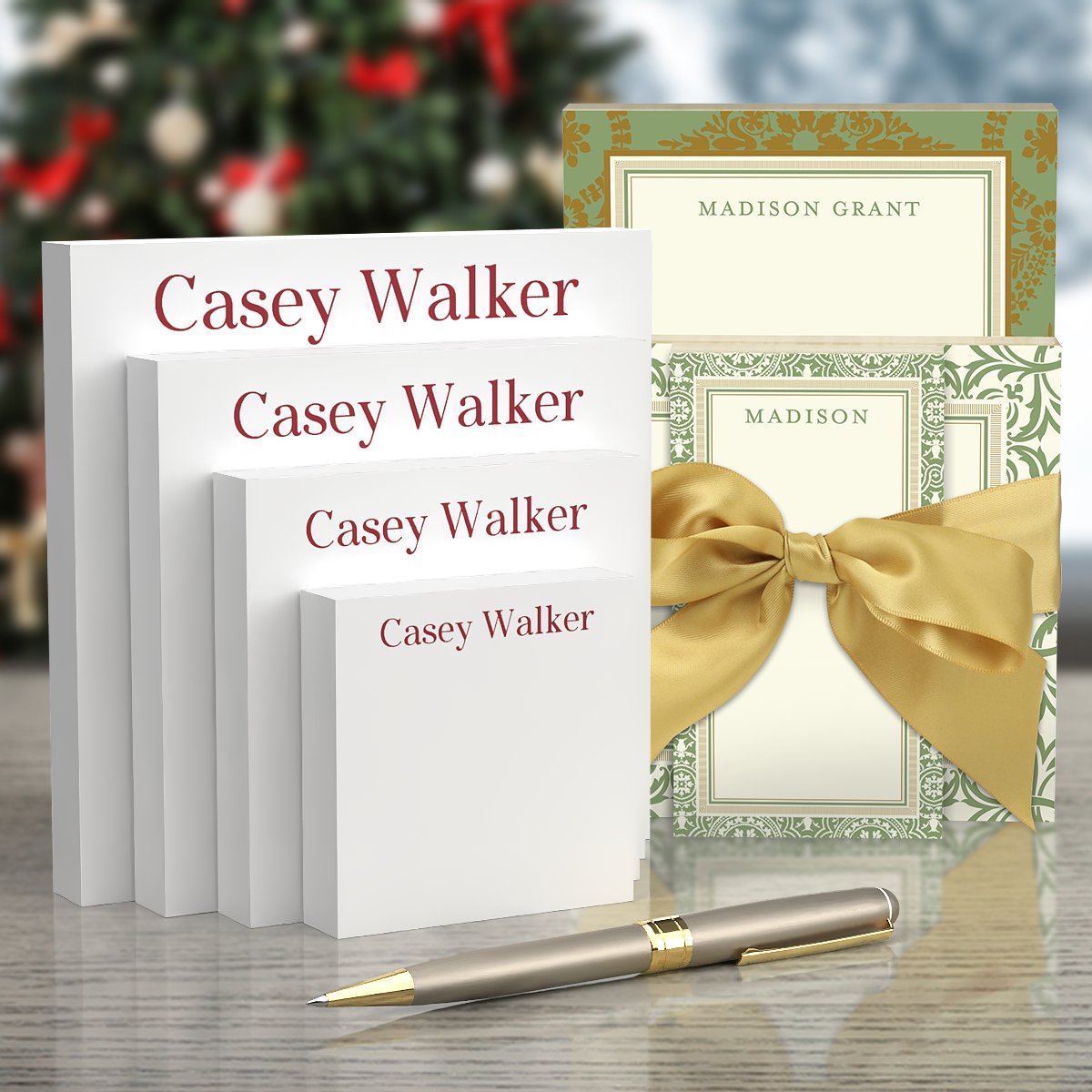 StudioNotes's tweet image. Style meets function with a set of custom notepads. Makes a fabulous gift sure to be appreciated! #notepads  | Shop 🛒: tinyurl.com/2hakzsa2