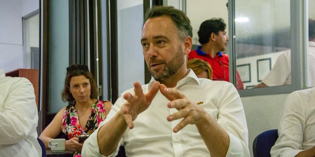 El recorrido además, contó con Beate Meinl-Reisinger, ministra de Asuntos Europeos e Internacionales de Austria 🇦🇹, y Maxime Prévot, viceprimer ministro y canciller de Bélgica 🇧🇪. 

Una muestra del compromiso compartido con la sostenibilidad. 🤝

<a href="/BMeinl/">Beate Meinl-Reisinger</a> <a href="/prevotmaxime/">Maxime PREVOT</a>