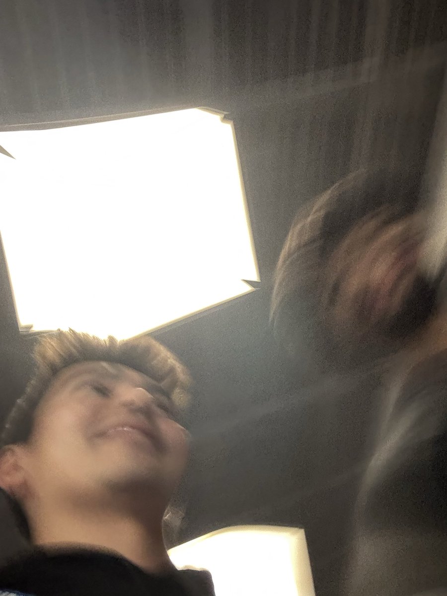 koval_nick's tweet photo. Fist bumped dame and got too scared taking a photo with shaedon sharpe https://t.co/gRg2aVuKvm