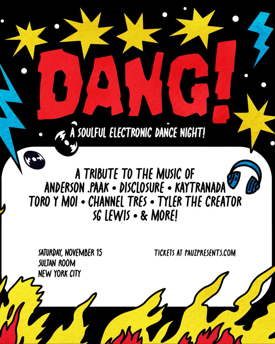 dangparty_'s tweet photo. NEW YORK — Dang is BACK this Saturday @TheSultanRoom! Meet us on the dance floor for a night packed with groovy house and R&amp;B hits from artists like Tyler the Creator, Disclosure, SG Lewis, and more! Click the link in our bio to grab tickets 🤩🔗 https://t.co/CVRGzGeFwn
