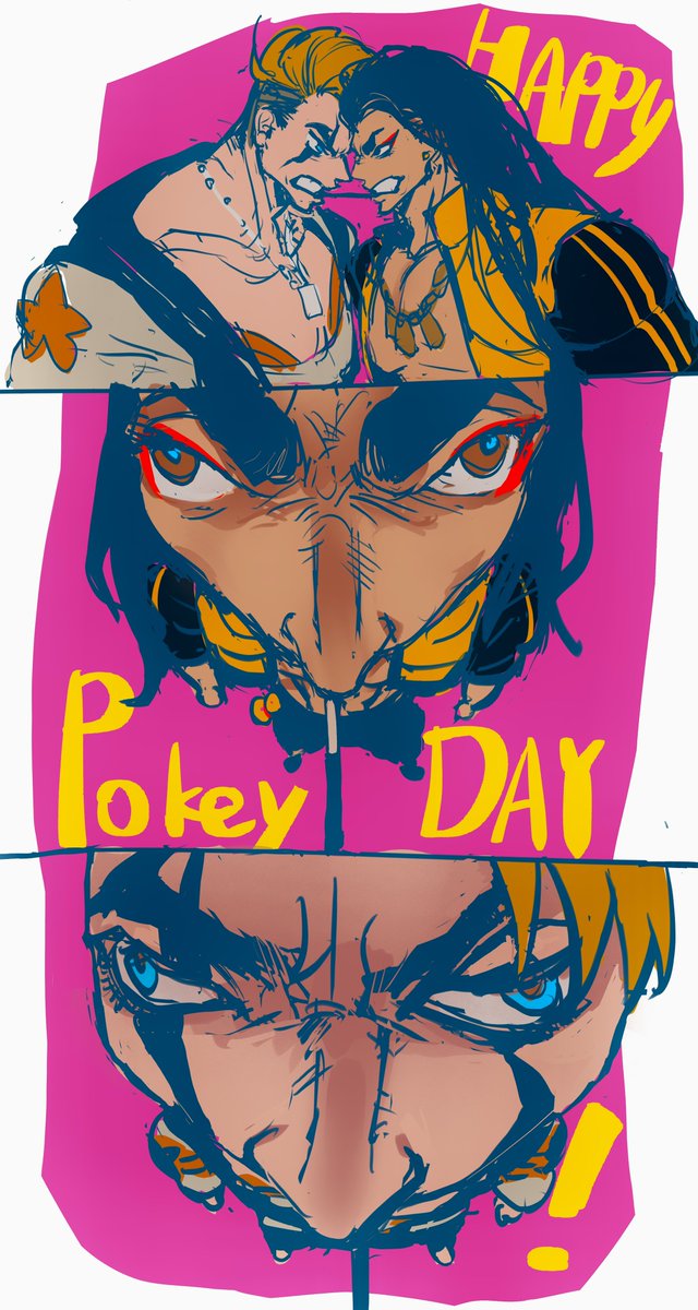 woofmann's tweet photo. forgive i found some mistakes Again。。
🎉pokey day1️⃣1️⃣.1️⃣1️⃣!
inspired by a meme sry😭
#SF6 #SF_Luke #SF_Jamie #jamieluke #lukejamie https://t.co/WzoLQKyOVi