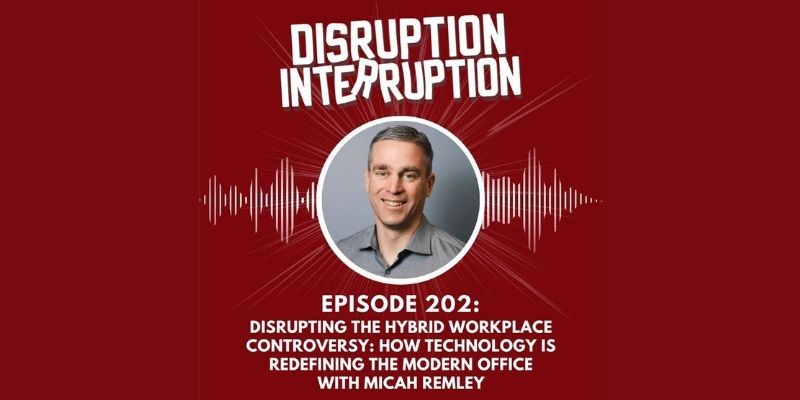 Micah Remley, CEO of #Robin, is using data-driven workplace technology to solve the hybrid work dilemma through intentional, flexible experiences. #DisruptionInterruption #remote #workplace buff.ly/oleE3Sl