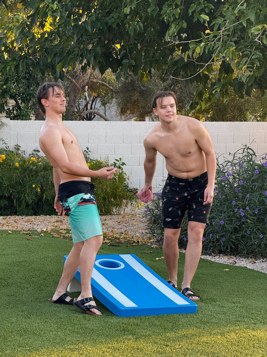 The Delf boys have rules only they seem to know 🌽 🕳️