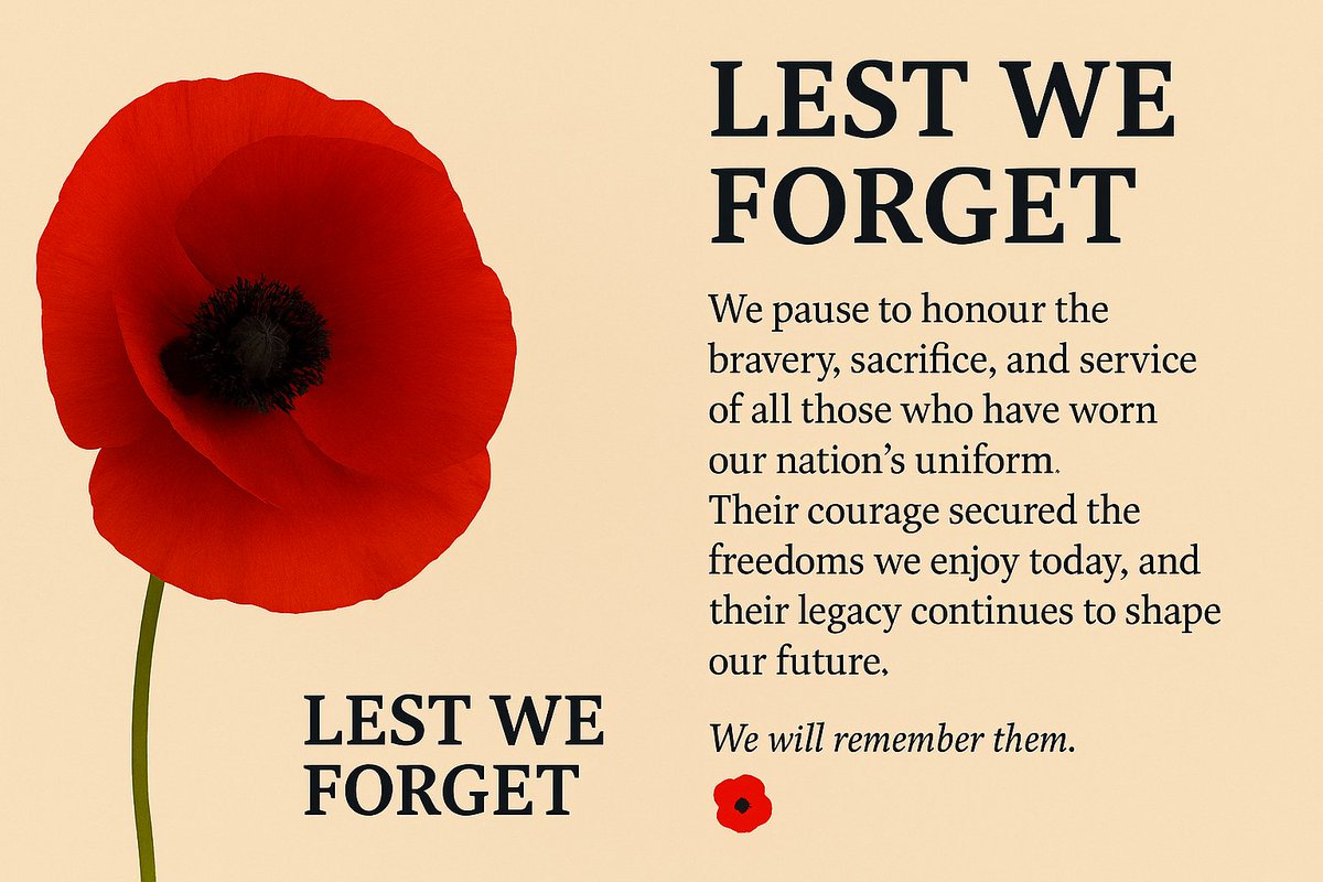 Lest we forget. 🌺

Today we remember the courage and sacrifice of those who served and continue to serve our nation.