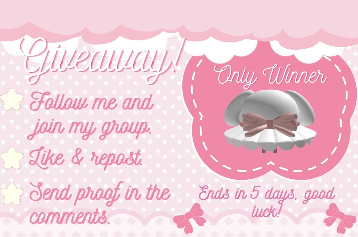 ౨ৎ༝🌸¡Sorteo de la última copia de este sombrero de Conejito!🌸໒꒱ིྀ
Para celebrar los 1k de miembros en mi comunidad💕

Requisitos:
꒰🌸꒱Sígueme y únete a mi grupo
꒰🍥꒱Da Like y RT a esta publicación
꒰🍡꒱Manda pruebas en comentarios

୨୧Termina en 5 días, ¡mucha suerte! ✨