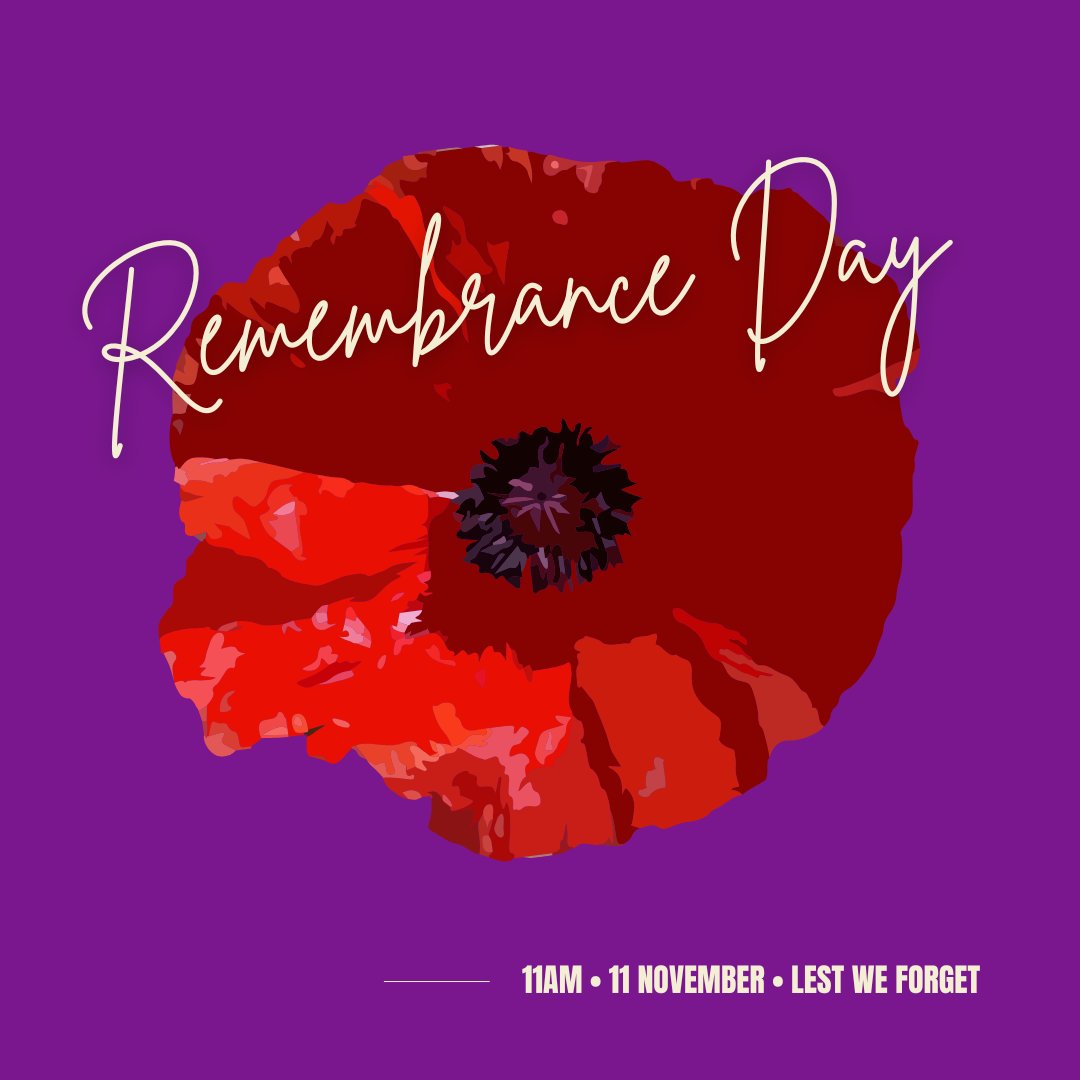 On the 11th hour, on the 11th day, of the 11th month, a minute’s silence is observed and dedicated to those soldiers who died fighting to protect this nation.  Lest we forget.  #gratitude #remembranceday #armistaceday