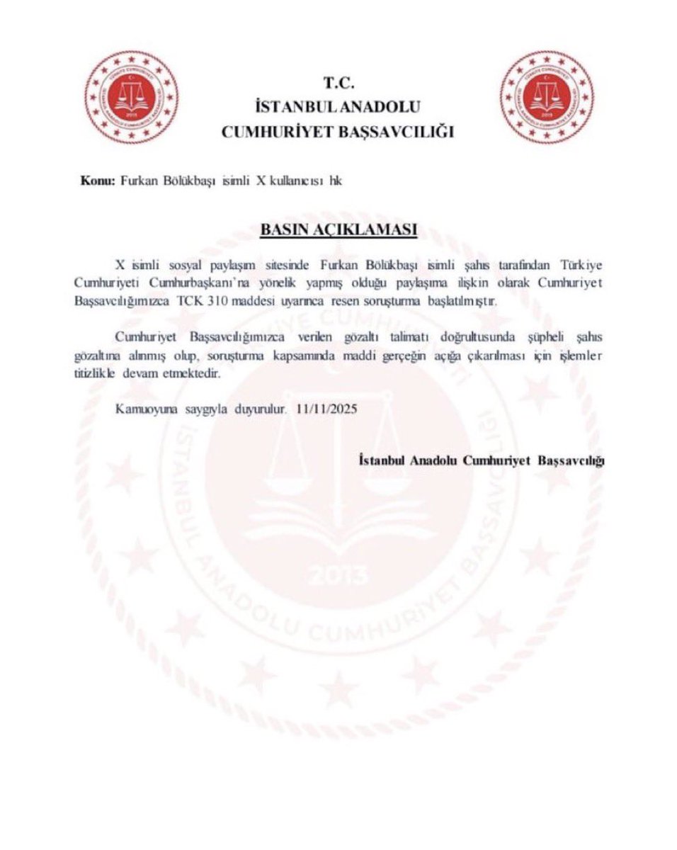 Nisa Nur Çaydan - Fatih Tezcan - Furkan Bölükbaşı meczup üçlüsünün sayko polemikleri nihayetinde Furkan meczubunun kellesi gitti.

Devrim yine kendi evladını yedi 🙃