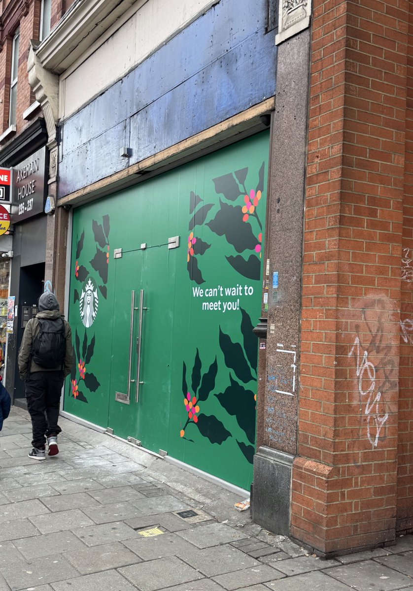 Starbucks opening on Finchley Road very soon