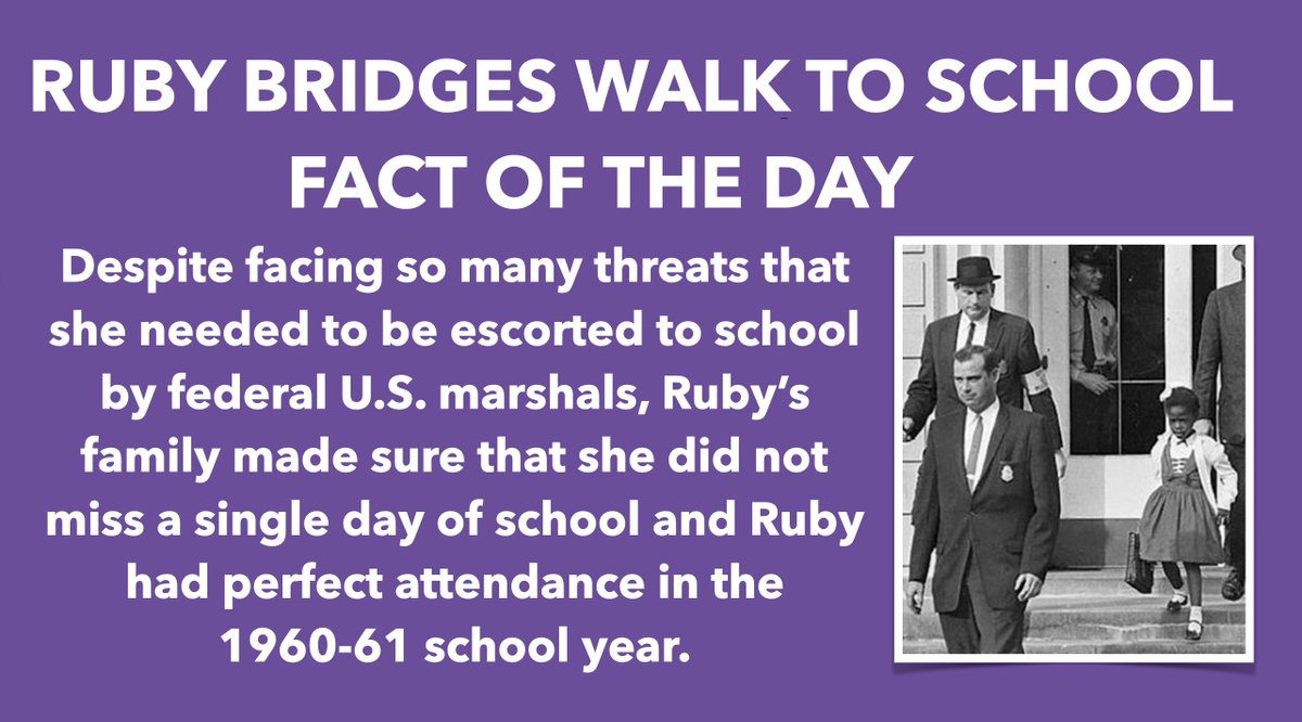 MDWalksForRuby's tweet image. Attendance matters - and Ruby&apos;s example of showing up to school every single day despite the many challenges she faced can continue to inspire Maryland students today. 

#MDWalksForRuby #AttendanceMatters @MdPublicSchools