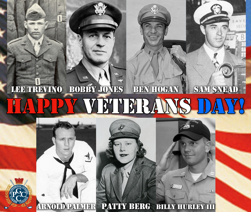 GolfCollege's tweet image. Happy Veterans Day! Thank you to all who have served our country.