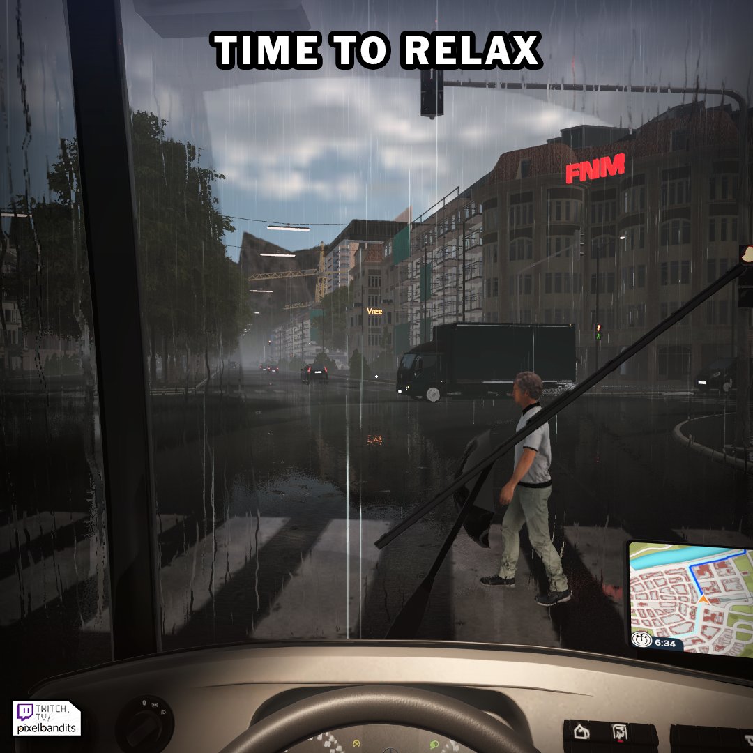 I'm in bed. Book in one ear (Lamplighters by Emma Stonex) and driving, driving in the other.

The sound of rain tip tapping on the roof as I pootle along my journey. How are you relaxing this evening?

#gaming #videogames