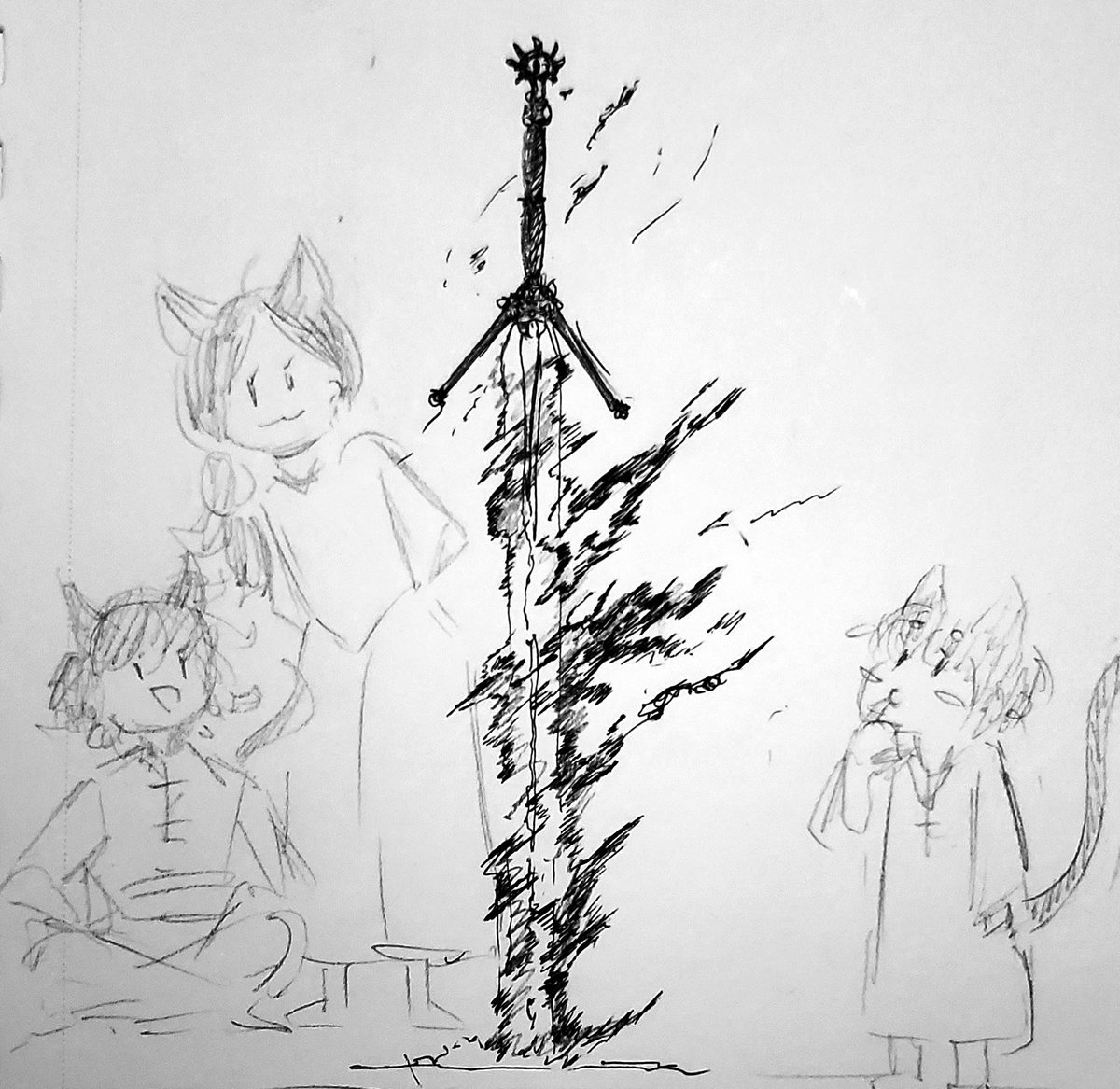 Sketched <a href="/JAPversus/">VillainVS ( comms coming soon )</a>'s babysitter, i likea da dynamic