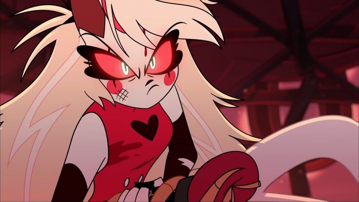 kamotaku_'s tweet photo. Correct me if I'm wrong, but Alastor has never seen Charlie like this. I'm hoping he will by the finale... https://t.co/vgxLotkVQ9