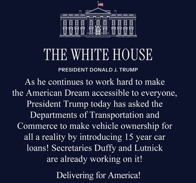 molmccann's tweet image. 15 year car loans? After the 50 year mortgage… Someone get @DaveRamsey on a flight to D.C. stat.