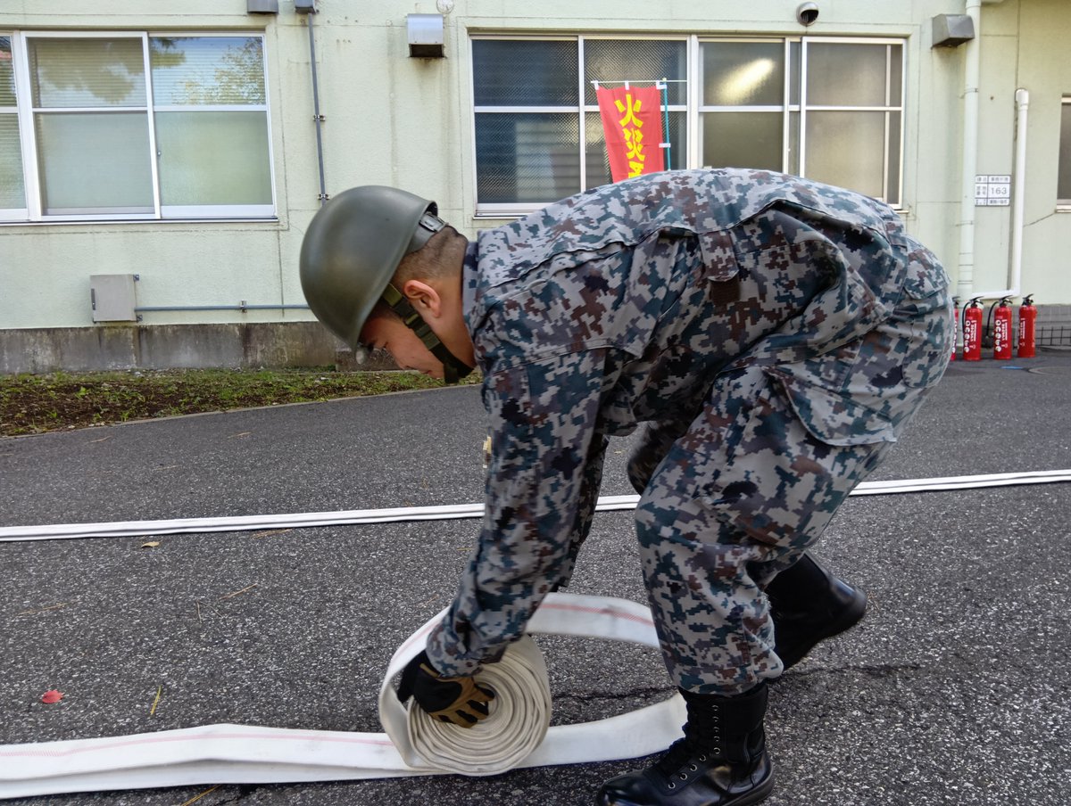 JASDF_NARASHINO's tweet photo. #令和７年度秋季全国火災予防運動
11/9（日）～11/15（土）は火災予防について考える期間です😆
#第１高射隊 も #訓練 を実施しました！！ https://t.co/uyL9m3exBG