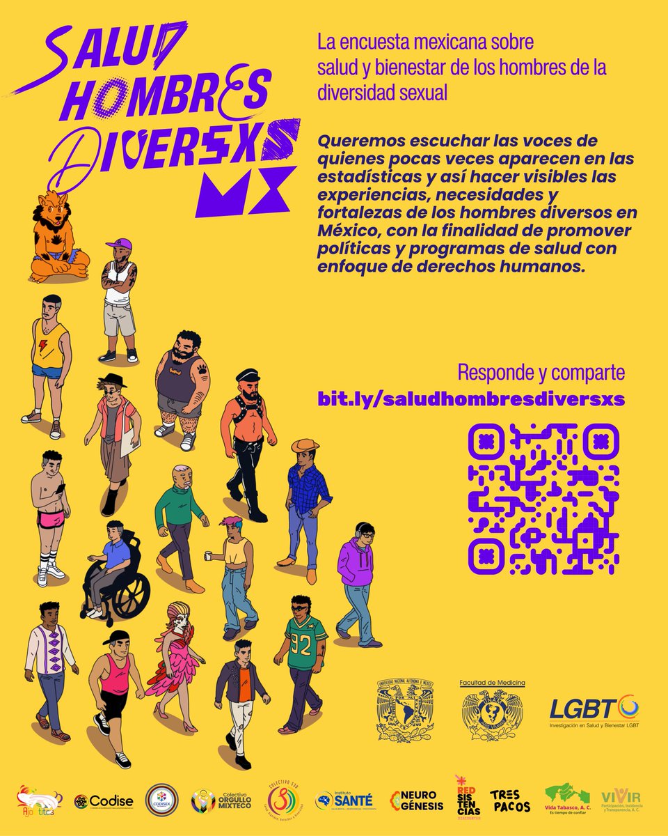 Investigación en Salud y Bienestar LGBT, UNAM tweet media
