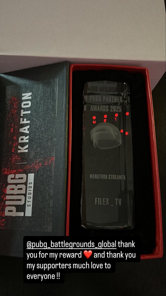 Thank you so much <a href="/PUBG/">PUBG: BATTLEGROUNDS</a>  for the reward and thank you my supporters on twitch much love to everyone !!!