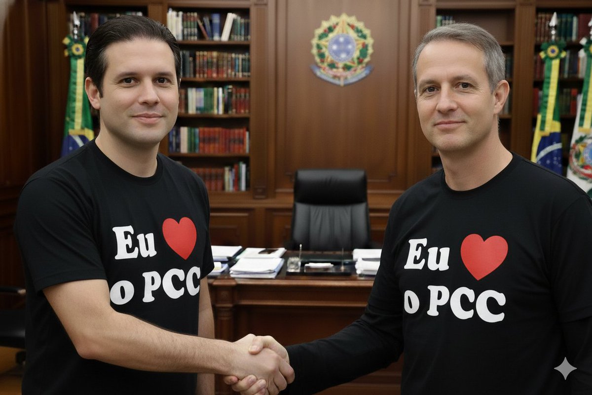 JFreiress_'s tweet photo. Hugo Motta e Derrite são os maiores fãs do fã clube do PCC.

CONGRESSO DA BANDIDAGEM https://t.co/ukLr52UcsU