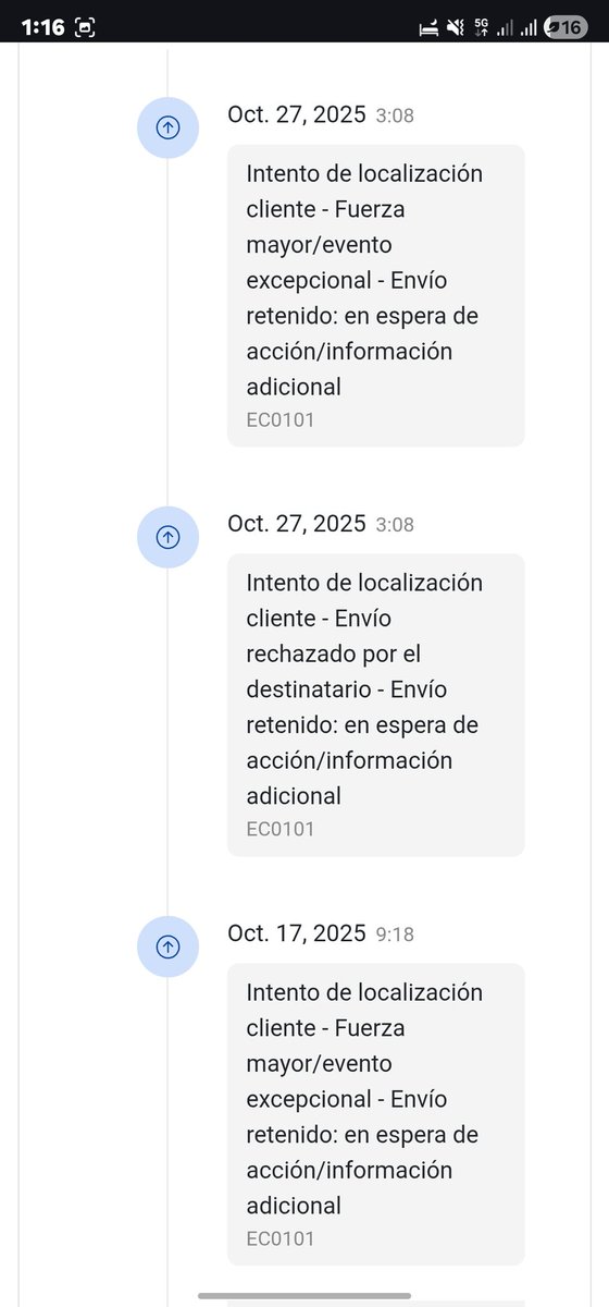 JohnLoja12's tweet photo. @ServPostalEc Me poneis en el seguimiento lo mismo lo mismo, parece que os estáis burlando de los clientes,, 126 dias sigo esperando escuchar a la persona que le envie el paquete decirme que ya es entregado y todavía nada... ya estoy harto... https://t.co/1TmlFN5BkA