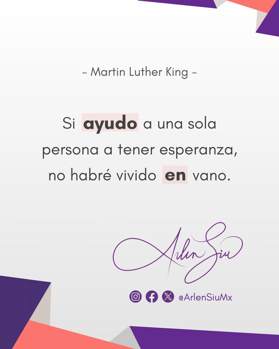 📍Hay frases que no necesitan mayor descripción. 

💡 Excelente tarde de lunes y productiva semana.

#ArlenSiuMx 🫶🏻💜
#CompromisoConLaDemocracia 
#MagistradaElectoral ⚖️ 
#DerechosPoliticosDeLaMujer 
#JusticiaCercana  #Igualdad