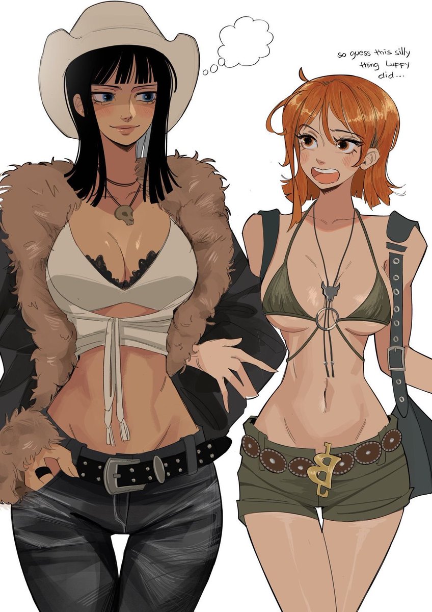 seanynr's tweet image. Nami and Robin are so perfect