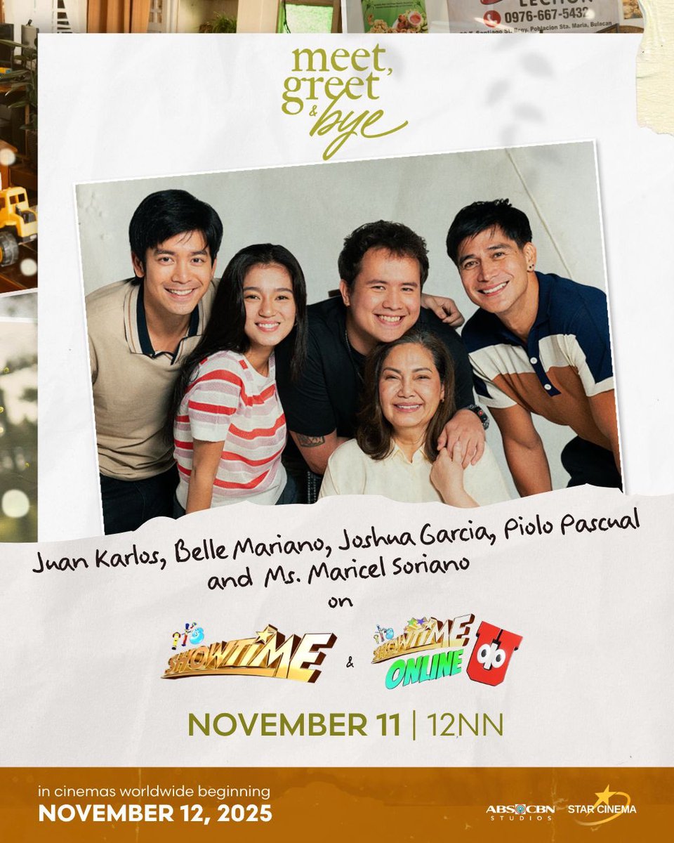 Live na live sa It’s Showtime ang pamilyang magpapaiyak at magpapatawa sa inyo! 💙😭
Join Da Facundos and feel the love in Meet, Greet &amp; Bye —
in cinemas November 12, 2025!

#MeetGreetAndBye #DaFacundos  #ItsShowtime