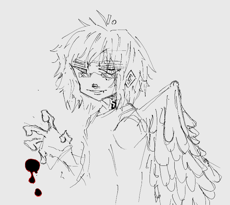 um anjo caido ou algo assim