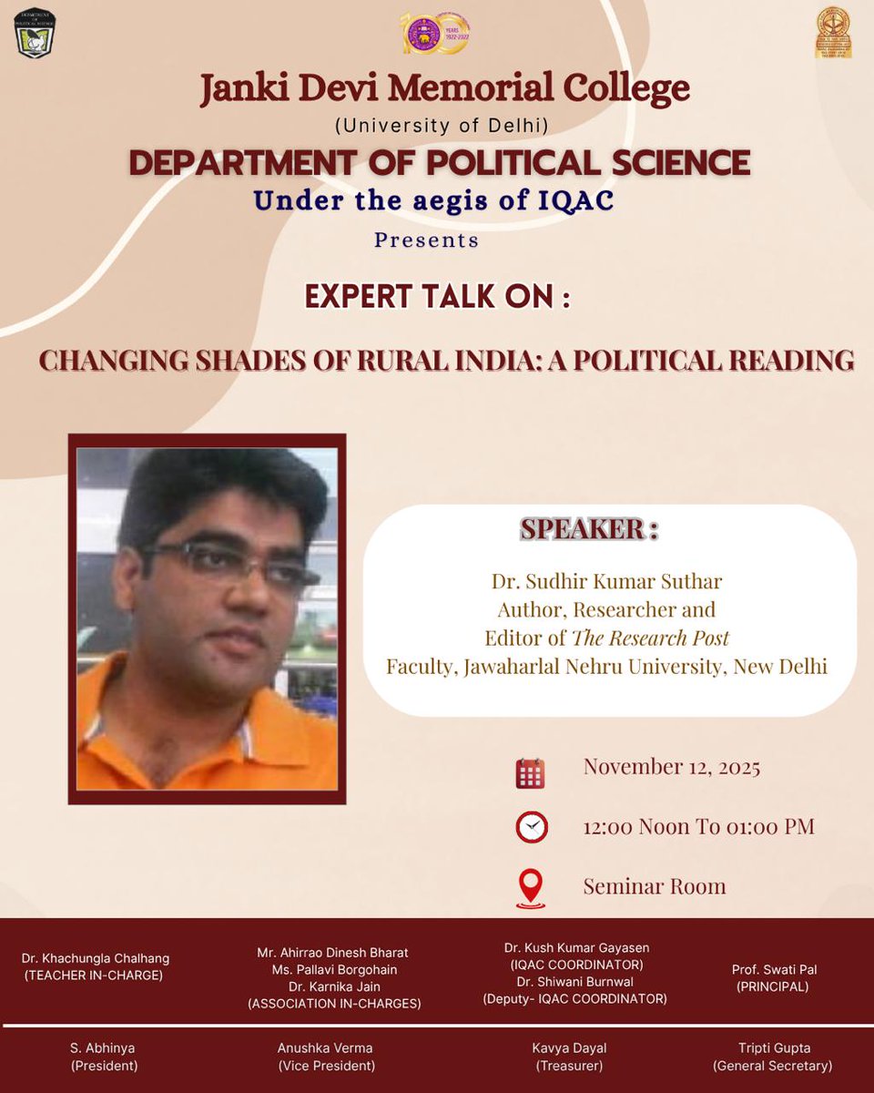 sudhir131gmail1's tweet image. Looking forward to engaging with young minds of Delhi University