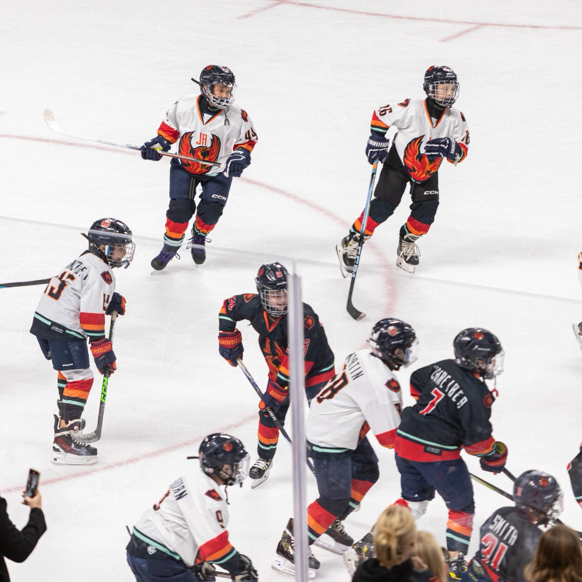 Future Firebirds reporting for duty! 🏒🔥