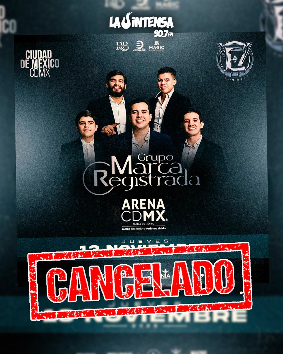 laintensa_fm's tweet image. 😲 Hasta ahora no hay mayores informes sobre por qué se canceló el show. ❌

¿Qué crees que podría estar pasando con #MarcaRegistrada? 🤔