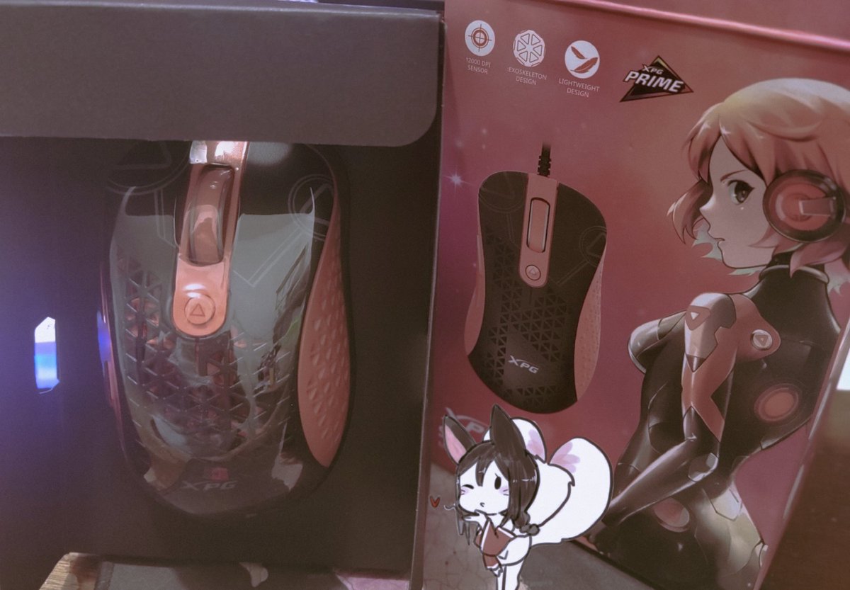Ya me llegó el precioso mouse que gané en el sorteo de <a href="/pammpann/">Pam╰(*´︶`*)╯🍞</a> 💕✨
Muchísimas gracias a ti y a <a href="/XpgMexico/">XPG México</a>, llegó más rápido de lo esperado. 💜