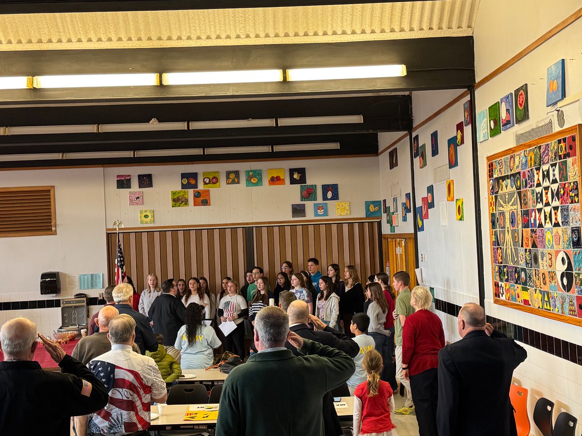 FCSD_Music's tweet image. Many thanks to all of our Veterans today. Our country would not be what it is without you.

Our Madrigal Singers and two of our HS Trumpets were honored to perform at FCSD’s Veterans Day celebration last week.