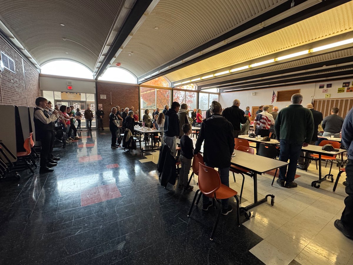 FCSD_Music's tweet image. Many thanks to all of our Veterans today. Our country would not be what it is without you.

Our Madrigal Singers and two of our HS Trumpets were honored to perform at FCSD’s Veterans Day celebration last week.