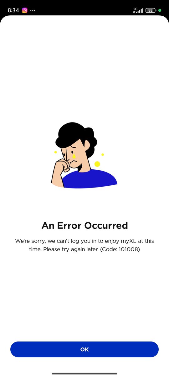DJ_Indah's tweet photo. @myXL mau login di app ga bisa terus nih, kenapa ya? Udah sampai masukin kode padahal. Code errornya berubah2, udh install ulang juga tp masih ga bisa. https://t.co/Ib1fMhGfI8
