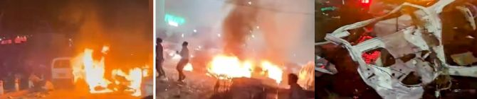 satyendrat596's tweet image. Delhi Blast: Explosives-packed Hyundai i20 detonated in fidayeen-style attack near Red Fort; 8+ dead. Dr Umar Mohammad suspected inside car, linked to busted Faridabad terror module.
#DelhiBlast #RedFortAttack #FaridabadModule #TerrorAttack 🇮🇳