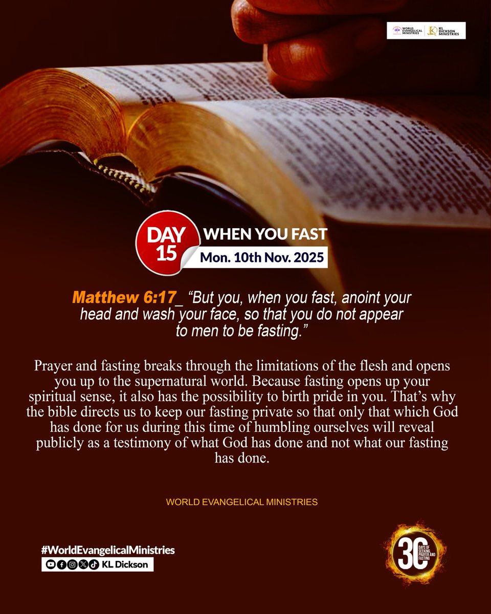 kl_dickson's tweet image. #PrayerAndFasting Series
#CFCFortPortal
#WorldEvangelicalMinistries