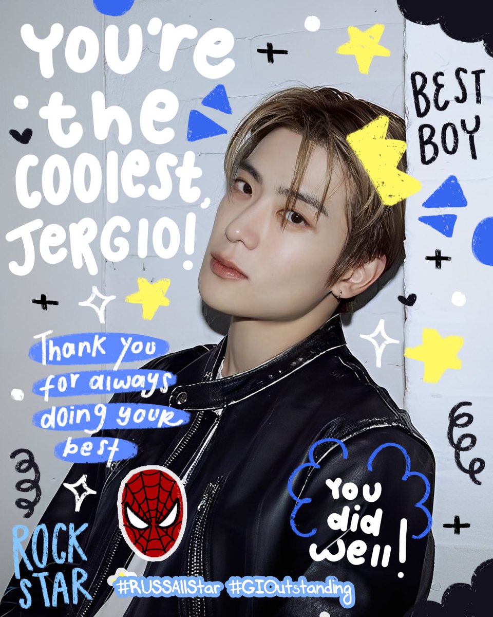 help repost please? thankyou!

Time to big up our very own rockstar (<a href="/dreunks/">Jergio Russell.</a>)! ⭐️🎸💪🏻💢🎖 Leave your appreciation below &amp; get 2 FREE LAYOUT! #RUSSAllStar #GIOutstanding — caranya:

1. Repost tweet ini
2. Reply ucapan apresiasimu
3. Sebutkan layout yg kamu mau!

end tba #zonauang