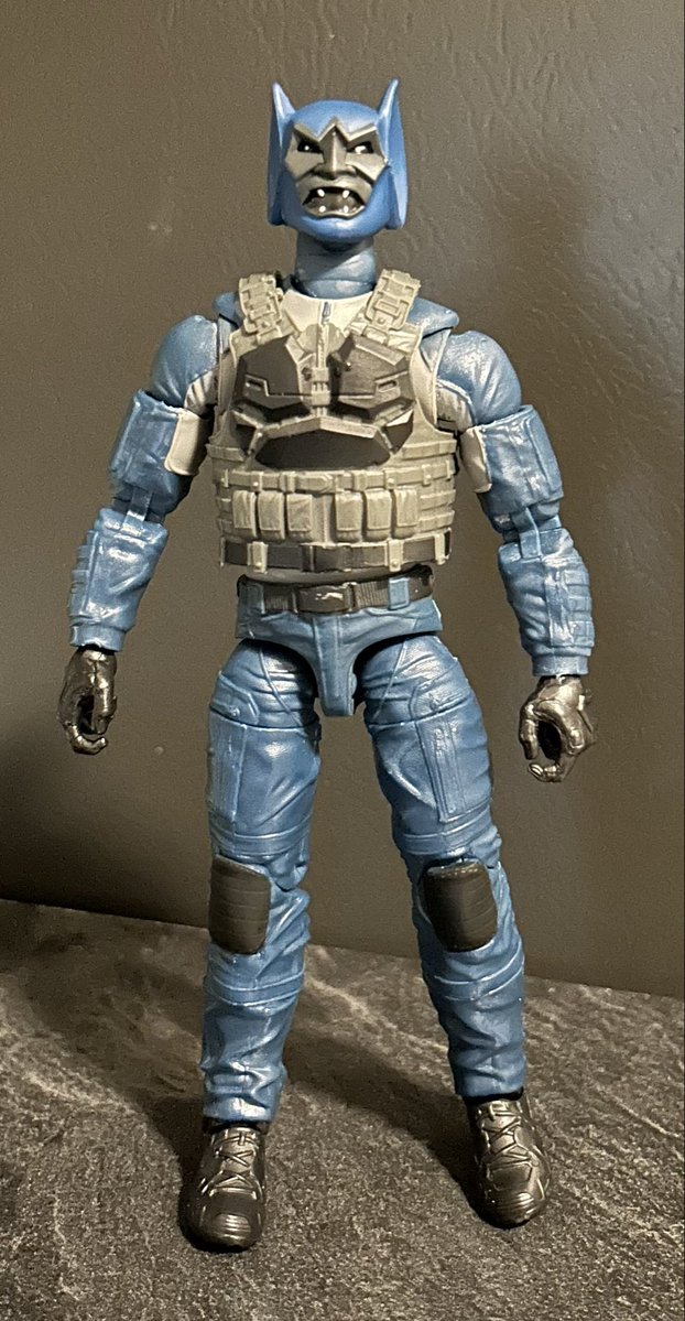 ComicsInvictus's tweet image. #GIJoeClassified #KitBash #Valaverse #ActionForce #GIJoe

Almost perfect color match, but the head sits a little high on the neck….. hmmm back to the lab.