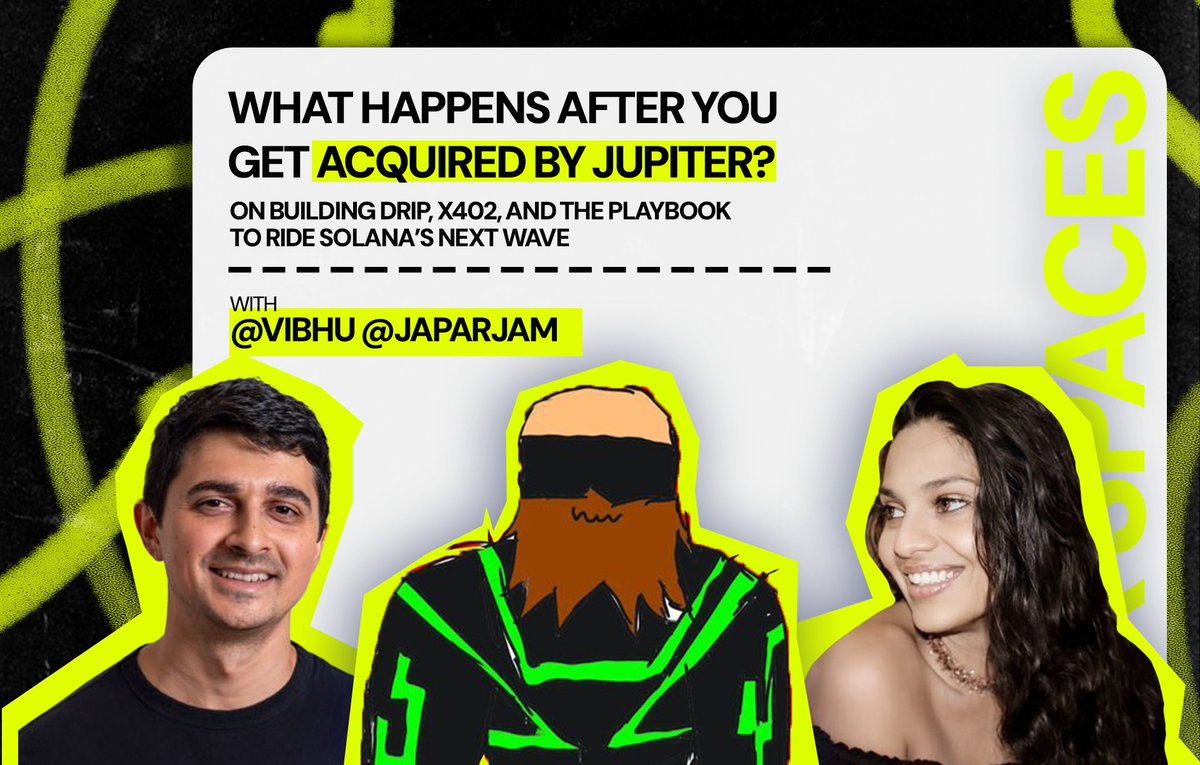 excited to chat with <a href="/vibhu/">vibhu</a> and <a href="/japarjam/">japarjam</a> on all things <a href="/solana/">Solana</a> 

12 PM ET, 13th Nov.

XRP army also welcome.

notifs on 🫡
x.com/i/spaces/1OyJA…