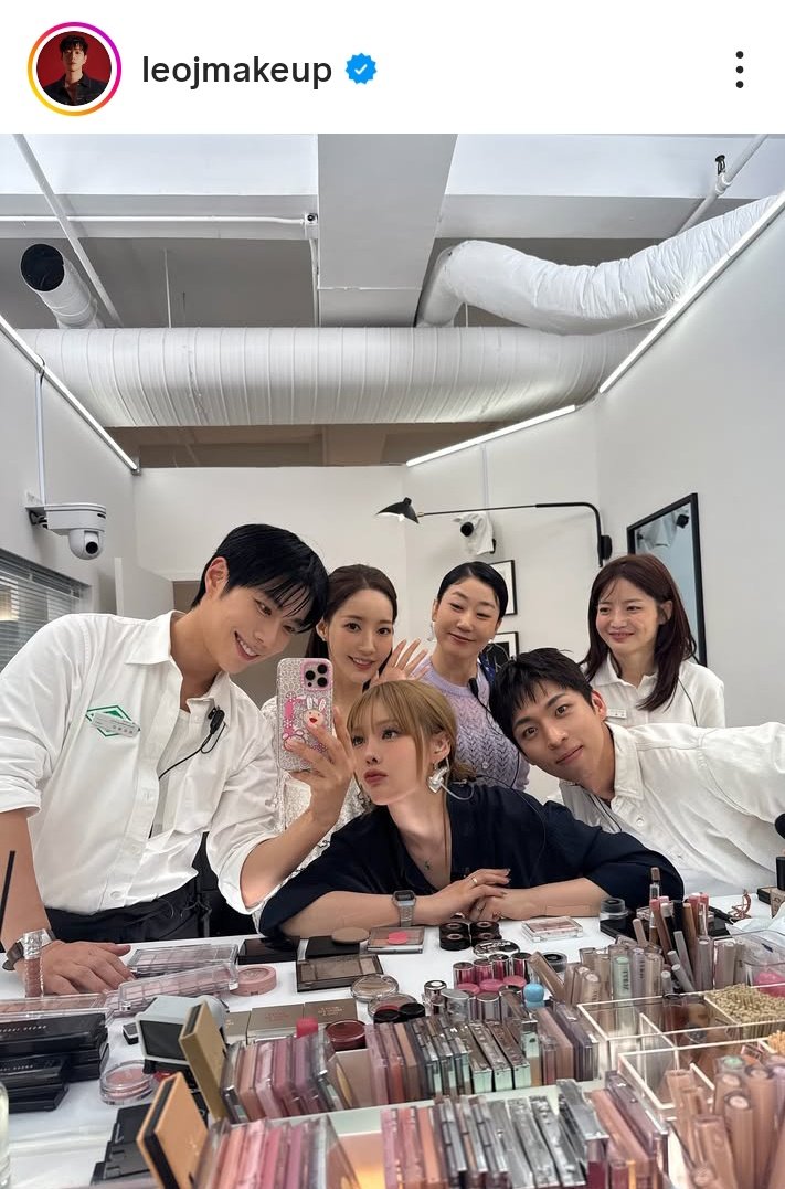 jocelynlalu's tweet image. @leojmakeup IG update 2025.11.11
Perfect Glow Team 💪♥️

#ParkMinYoung
#RaMiRan
#JooJongHyuk
#PerfectGlow