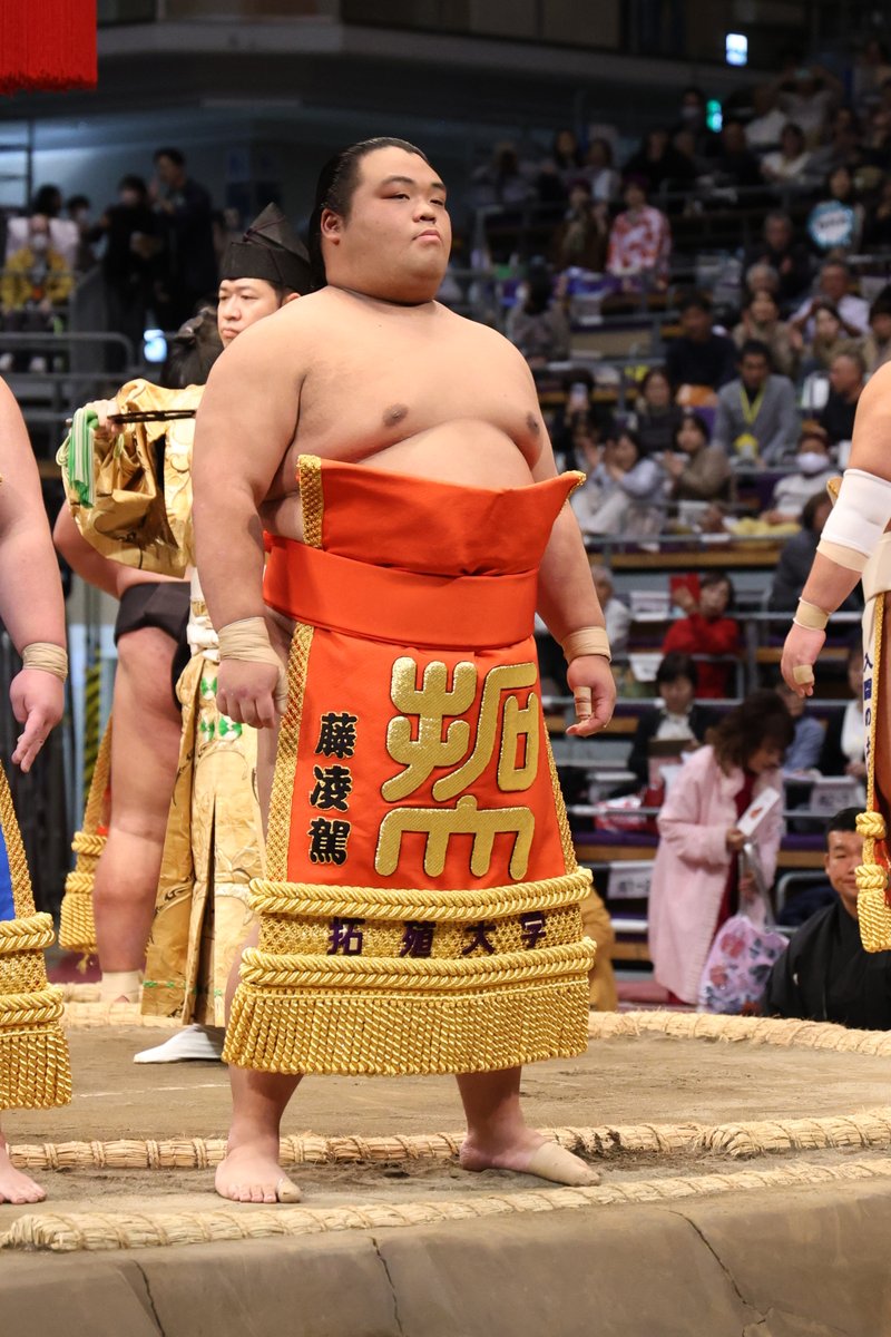 三日目の様子＞ 十両土俵入り 藤凌駕 藤島部屋 日向丸 木瀬部屋 #sumo