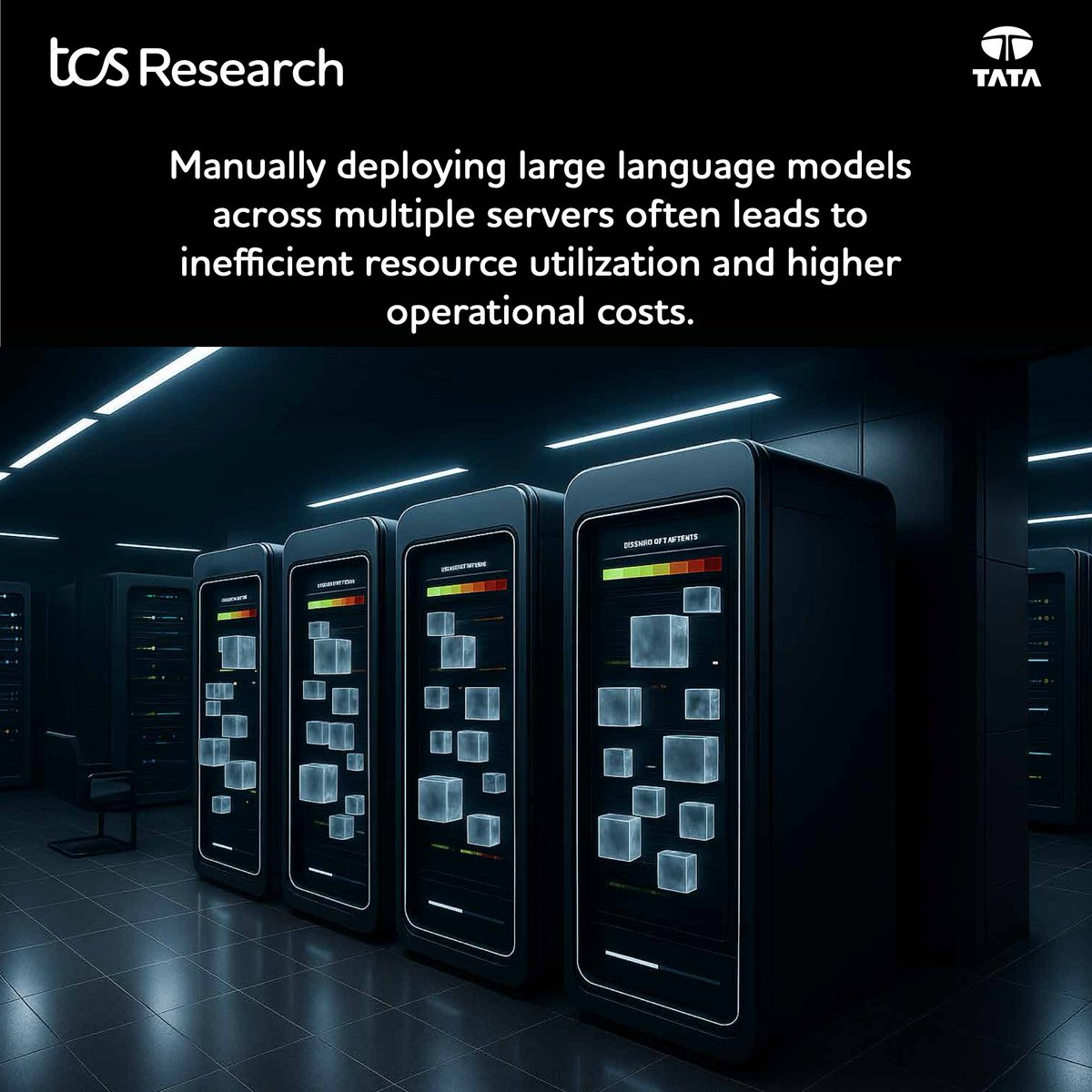 TCSResearch's tweet image. Manually deploying large LLMs is often inefficient. What if the model could optimize its own placement?
At International Conference on Performance Engineering (#ICPE2025), our researchers presented a framework with a &quot;Self-Awareness Agent&quot; that enables an LLM to re-deploy itself…