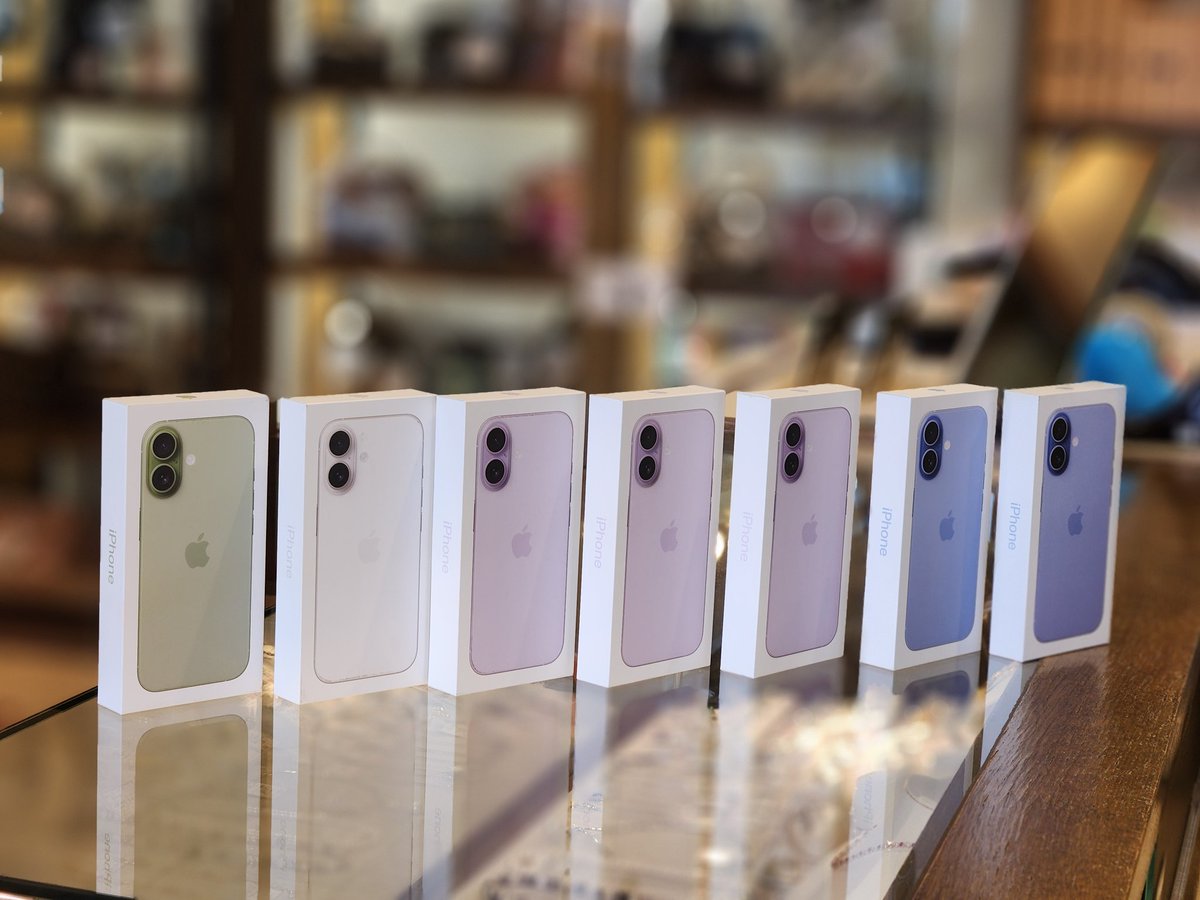 iPhone 17の新品未使用を7台買い取りました。256GBが4台、512GBが3台